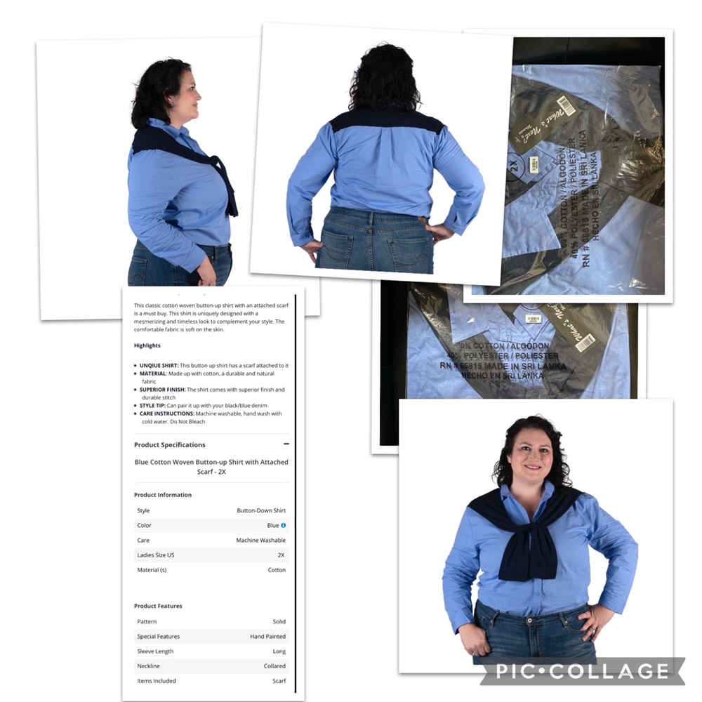 New Women’s Dress Shirt plus size